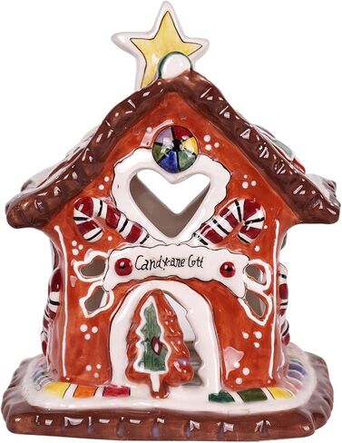 Blue Sky Clayworks 928134HG Candy Cane Bungalow, 6.3-inch Height in Kuwait
