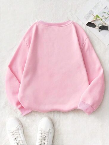 GORGLITTER المرأة الكرز القوس البلوز Crewneck كم طويل لطيف المتضخم البلوز قمة الخريف موضة الخريف الموضة in Saudi Arabia