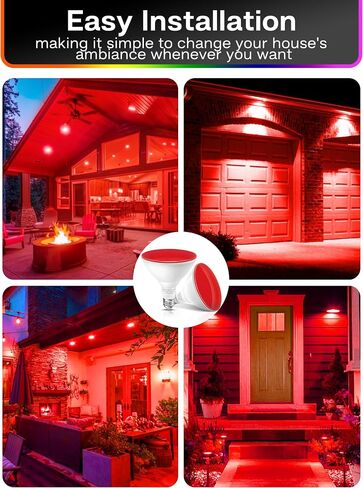 PAR38 LED Bug Light Bulbs for Outdoor, 150-200W Equivalent Flood Light Bulbs Amber Yellow, 15W 1300LM, Not-dimmable, E26 Base for Porch, Party, Backyard, 2 Pack in Saudi Arabia