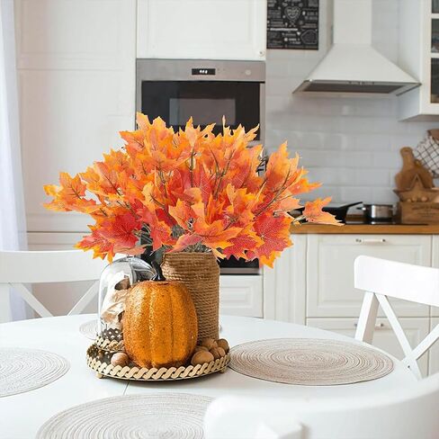 2 Bundles Artificial Fall Flowers Fake Mums Silk Chrysanthemum with Rose Daisy Bouquet Autumn Faux Flowers Arrangements for Home Wedding Table Centerpieces Party Fall Decor in Saudi Arabia
