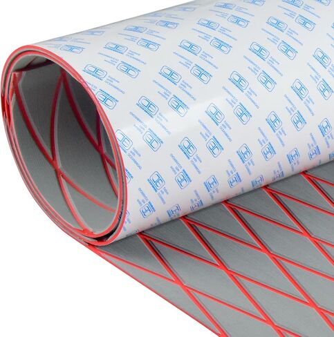 OCEANBROAD Self-Adhesive 96''x25'' Diamond Pattern Boat Flooring EVA Foam Marine Boat Decking Sheet Non-Slip Mat for Jon Motor Boats Yacht Helm Pad RV Floor in Saudi Arabia