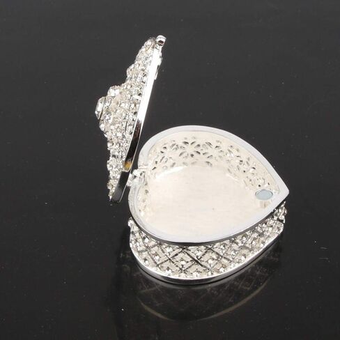 صندوق مجوهرات على شكل قلب من سيفينبيز، صندوق منظم لتخزين الحلي الصغيرة للفتيات والنساء، هدايا عيد الميلاد in Kuwait