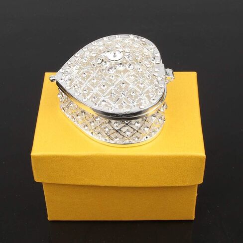 صندوق مجوهرات على شكل قلب من سيفينبيز، صندوق منظم لتخزين الحلي الصغيرة للفتيات والنساء، هدايا عيد الميلاد in Kuwait