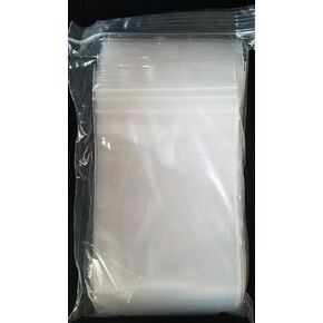 100 Pack Uline 2mil Reclosable Poly Bags (4" X 6")