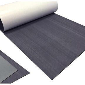 Boat Flooring BALERX EVA Foam Boat Decking 96"x23.8 35.7"Marine Flooring Self-Adhesive Hydro Turf Deck Flooring Mat Faux Teak Vinyl Marine Non Slip Mat