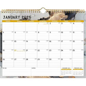 Wall Calendar 2024-2026 – AUG 2024 – JUL 2026, 2 Year Calendar 2024-2026, 14.57 x 11.42 In, 2024 Calendar 24 Months, Monthly Calendar 2025, with Ruled Blocks, Thick Paper, Holidays, To-do List ＆ Notes