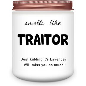 NANOOER Farewell Gifts for Men Women Coworkers, Coworkers Farewell Gifts, Farewell Party Decorations, Funny Farewell Gifts for Coworkers, Teachers, Classmates, Natural SOYA Candles