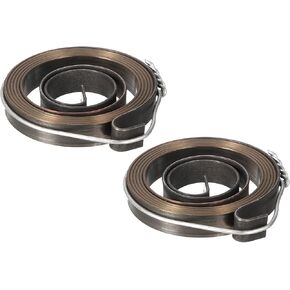 uxcell Drill Press Spring Drill Press Quill Feed Return Coil Spring Assembly Spring Steel Chemical Blackening Finish 980mm Expand Long 42 x 6 x 0.7mm 2 Pcs