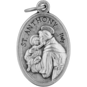 Small Catholic Saint Medal - Bulk Pack of 10 (Saint Anthony)