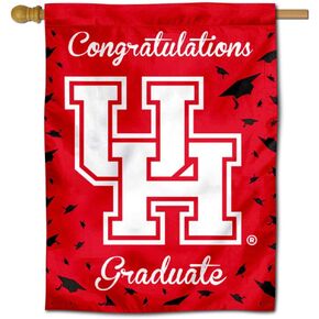 College Flags & Banners Co. Houston Cougars Graduation Gift Banner Flag