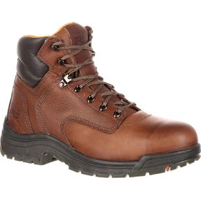 Timberland PRO Men's Titan 6" Safety Toe Work Boot AL, Brown, 16 Wide