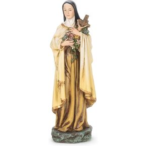 Roman Joseph's Studio Inc., Renaissance Collection, Holy Statue Figurine,10" H ST Therese Figure, Religious Figure, Religious Décor, (2.75 x 3.25 x 10 Inches)