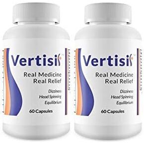 Eradicate Vertigo with Vertisil Real Medicine (60 Capsules) 2 Bottle by Scientific Health