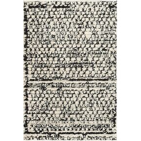 Unique Loom Morocco Collection Abstract Border, Diamond, Bohemian Area Rug (2' 7 x 10' 0 Runner, Navy Blue/Black)