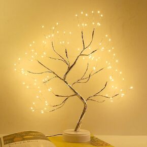 20" Desktop Bonsai Tree Light DIY Artificial Tree 108 Lighting for Indoor Wedding Gifts with Battery and USB Power in Saudi Arabia