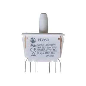 HY69 125/250V Industrial Push Button Switch for Electrical Appliances 6.3 Tab