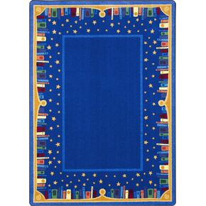 Joy Carpets Magic of Reading 7'8" x 10'9" Area Rug in Color Multi