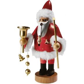 KWO Red Santa German Christmas Incense Smoker Handcrafted in Erzgebirge Germany