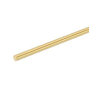 uxcell 2 Pcs 3/16"(4.8mm) Dia Brass Solid Round Rod, 14"(356mm) Length H62 Brass Lathe Bar Stock Round Brass Rod for DIY Crafts Industry Construction