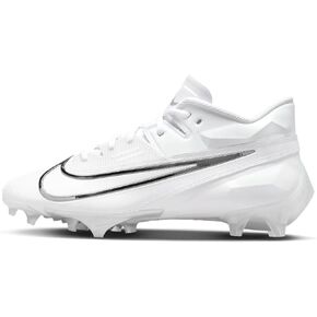 Nike Vapor Edge Elite 360 2 Men's Football Cleats (DA5457-101,White/Metallic Silver-Pure Platinum) Size 8.5