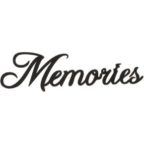 KODORIA Memories Wooden Sign Wooden Cutout Wooden Gift Sign for Home Wall Art DIY Party Favors Decor