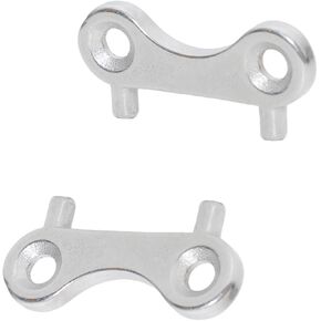 Lilaly 2pcs Boat Gas Cap Key 316 Stainless Steel Gas Cap Key Tool Boat Cap Gas Replacement Key for Fuel Water Tank