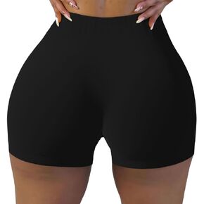 Custom Yoga Shorts Customize Women Workout Shorts Design Your Own Photo Text 2 Sides Print