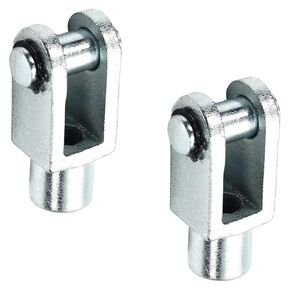 Heyiarbeit 1pcs Air Cylinder Rod Clevis End 28mm Length M6x1 Female Thread Y Connector