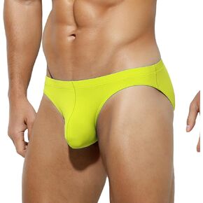 Arjen Kroos Men's Sexy Solid Swim Briefs Triangle Bikini Underwear Low Rise Swimsuit