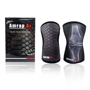 7mm Knee Sleeves (size L - Pair) | Neoprene Knee Sleeve for Weightlifting Men and Women & Powerlifting | High-Performance Gym Reaper Knee Sleeves Compression Support for Squats, Weight Lifting