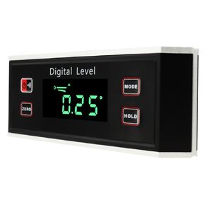 DANOPLUS Digital Electronic Inclinometer Angle Gauge Finder Protractor Level V-Groove Magnetic Base IP65 0~360 Degrees Automatic Digital Display Inversion