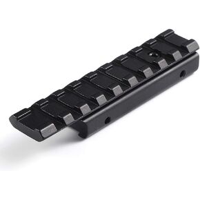 Adapter Rail Mount - Converts 3/8" Dovetail Grooves to Accept 7/8" Weaver/Picatinny Style Scopes and Accessories Fits Mossberg 702 802 Henry Arms 22 Lever Action Rimfire Rifle