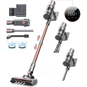 Cordless Vacuum Cleaner Handheld Vacuums 500W/45Kpa Lightweight Stick Vacuums Powerful Suction with 60min Runtime for Home Pet Hair Car