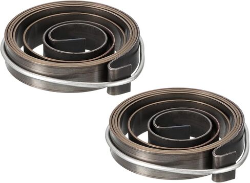 uxcell Drill Press Spring Drill Press Quill Feed Return Coil Spring Assembly Spring Steel Chemical Blackening Finish 980mm Expand Long 42 x 6 x 0.7mm 2 Pcs in Saudi Arabia