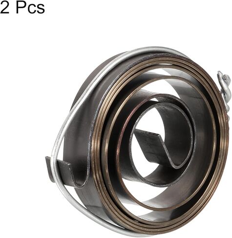 uxcell Drill Press Spring Drill Press Quill Feed Return Coil Spring Assembly Spring Steel Chemical Blackening Finish 980mm Expand Long 42 x 6 x 0.7mm 2 Pcs in Saudi Arabia