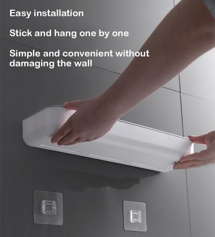 Bathroom Wall Floating Rack Set, Kitchen Seasoning Rack, Wall Mounted Wall Rack, Bedroom Storage Rack, Bathroom Storage Room, Wardrobe, Storage Cabinet in Saudi Arabia