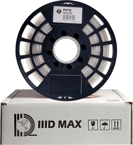 PETG Filament 1.75mm – Premium 3D Printing Filament – 1kg Spool (2.2lbs), Dimensional Accuracy +/- 0.03 mm – No Tangle, No Bubble, No Clog - Made in USA (BLACK) in Saudi Arabia