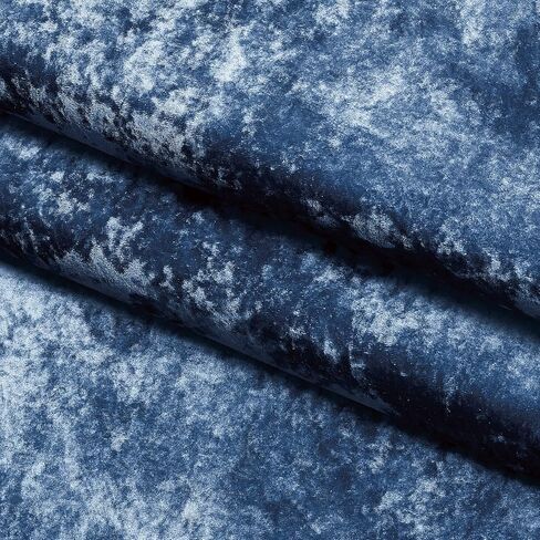 زوج ستائر نافذة مخملية متعثرة من Fredsure، أرجواني، 50 بوصة × 84 بوصة in Kuwait