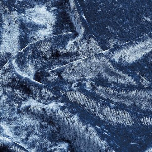 زوج ستائر نافذة مخملية متعثرة من Fredsure، أرجواني، 50 بوصة × 84 بوصة in Kuwait