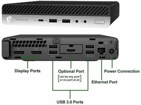 HP ProDesk 400 G6-SFF، Core i5-9600 3.1 جيجا هرتز، ذاكرة الوصول العشوائي 16 جيجا، محرك الحالة الصلبة 512 جيجا، Windows 11 Pro 64 بت، (متجدد) in Kuwait