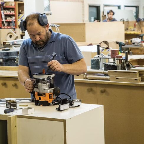 جهاز توجيه مدمج بقاعدة غطس 7.3 أمبير من TRITON TMNRTR مع سرعة متغيرة 1.2 حصان وكوليت 1/4 بوصة، برتقالي in Kuwait