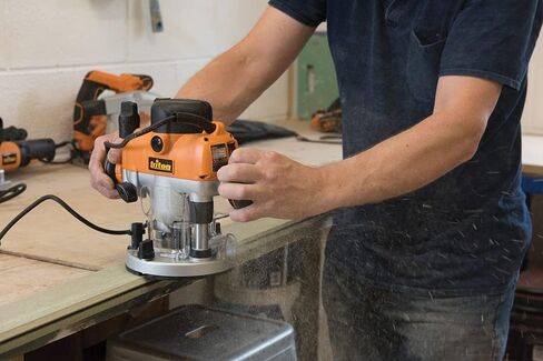 جهاز توجيه مدمج بقاعدة غطس 7.3 أمبير من TRITON TMNRTR مع سرعة متغيرة 1.2 حصان وكوليت 1/4 بوصة، برتقالي in Kuwait