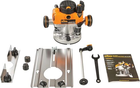 جهاز توجيه مدمج بقاعدة غطس 7.3 أمبير من TRITON TMNRTR مع سرعة متغيرة 1.2 حصان وكوليت 1/4 بوصة، برتقالي in Kuwait