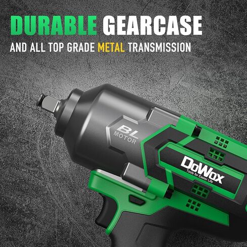 Cordless Impact Wrench, 400Ft-lbs (540N.m) Max Torque, 1/2 Impact Gun w/Brushless Motor, 21V 4.0 Ah Battery, Fast Charger, 4 Sockets, Socket Adapter, Nut Bits and Tool Bag in Saudi Arabia