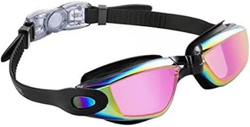 Swim Goggles Back Clasp Adjustable Straps Swimming Goggles Anti-Fog No Leaking Youth Adult Men Women in Kuwait