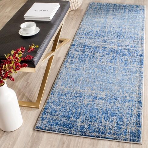 سجادة منطقة مجموعة SAFAVIEH Adirondack - 5'1" x 7'6"، باللون العاجي والأسود، تصميم تجريدي حديث، لا يتساقط ويسهل العناية به، مثالي للمناطق ذات حركة المرور العالية في غرفة المعيشة وغرفة النوم (ADR116B) in Saudi Arabia
