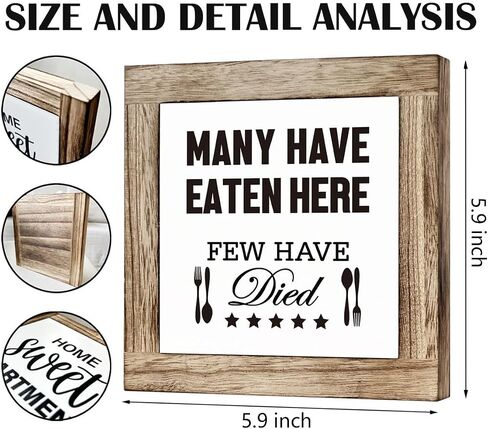 Kitchen Decor, Wooden Box Signs for Home Decor, Kitchen Wooden Block Sign Decor, Religious Kitchen Sign, Home Decor Accents, In Everything Give Thanks Sign, 1 Thessalonians 5:18 Signs in Saudi Arabia