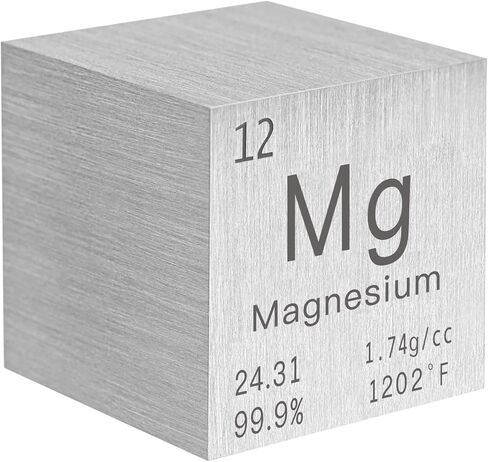 مكعب القصدير معدن نقي عالي الكثافة مكعب محفور بالليزر لمجموعة العناصر مادة المختبر الجدول الدوري للعناصر مجموعة DIY هدية إبداعية للمعلمين (قصدير، 1 بوصة) in Kuwait