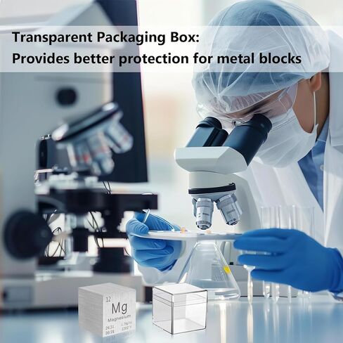 مكعب القصدير معدن نقي عالي الكثافة مكعب محفور بالليزر لمجموعة العناصر مادة المختبر الجدول الدوري للعناصر مجموعة DIY هدية إبداعية للمعلمين (قصدير، 1 بوصة) in Kuwait