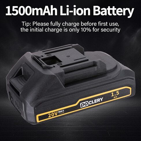 20V Brushless Cordless Drill, Electric Power Drill Set with 1 Battery & Charger, 2 Variable Speed, 442.48 In-lb Torque, 21+1 Position and 34pcs Drill/Driver Bits in Saudi Arabia